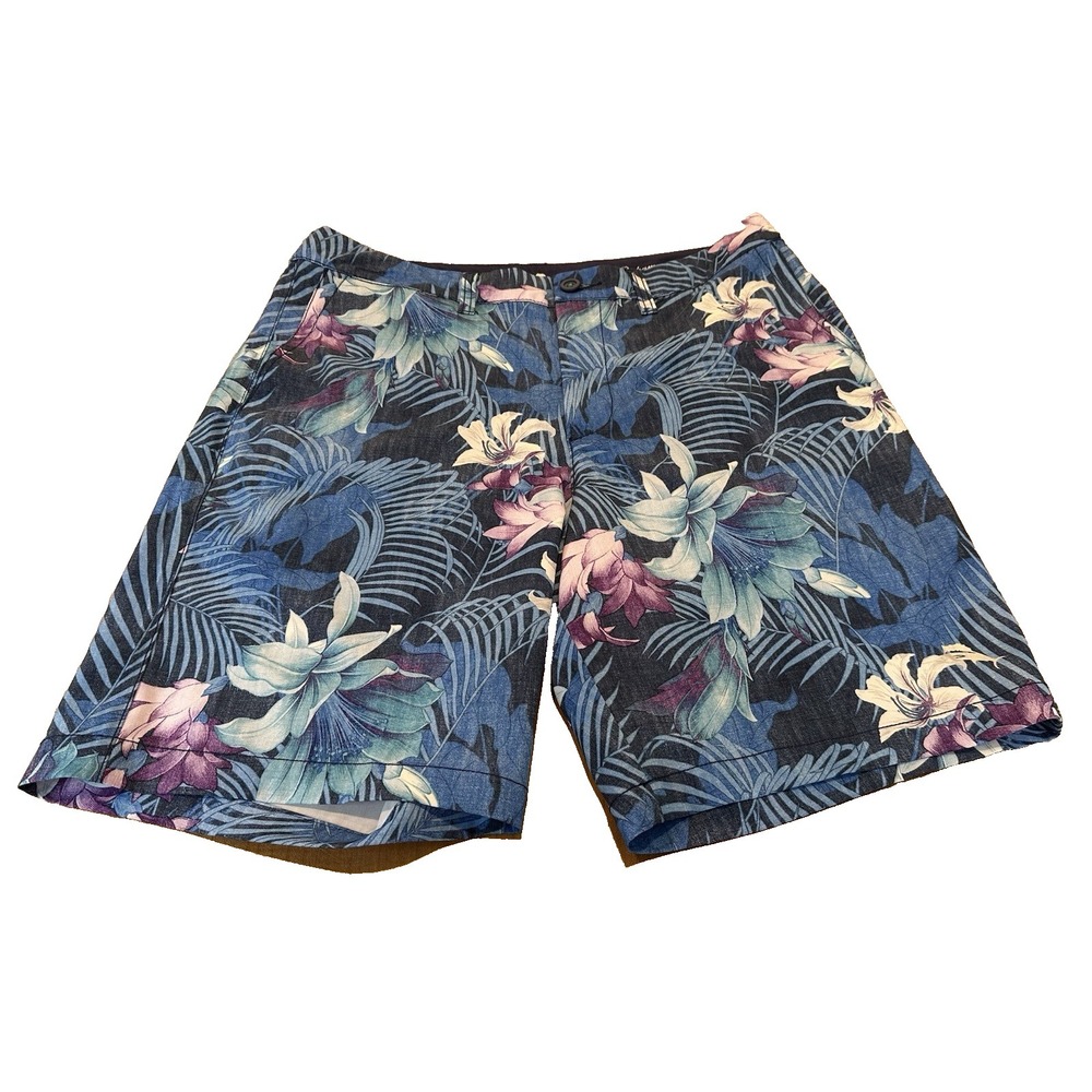 Tommy Bahama Mens Hybrid Shorts Floral Performance Golf Swim‎ Size 34